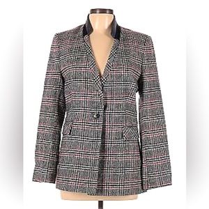 NWT Helene Berman London Plaid Blazer